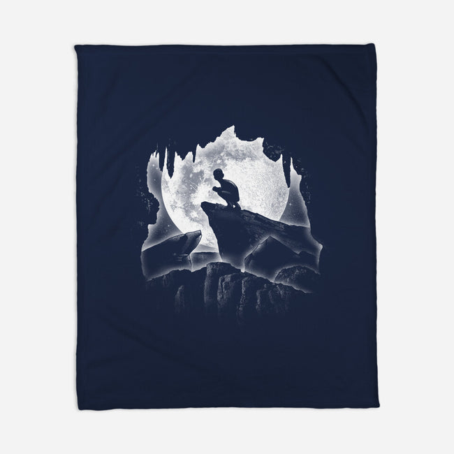 Moonlight Cave-none fleece blanket-fanfreak1