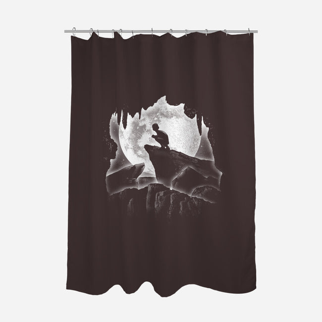 Moonlight Cave-none polyester shower curtain-fanfreak1