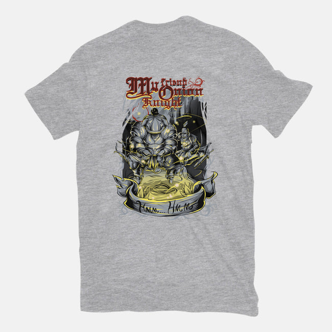 My Friend Onion Knight-womens fitted tee-Guilherme magno de oliveira