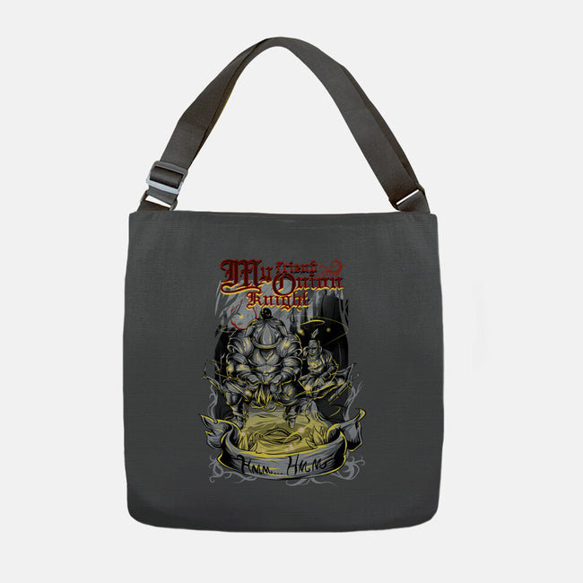 My Friend Onion Knight-none adjustable tote bag-Guilherme magno de oliveira