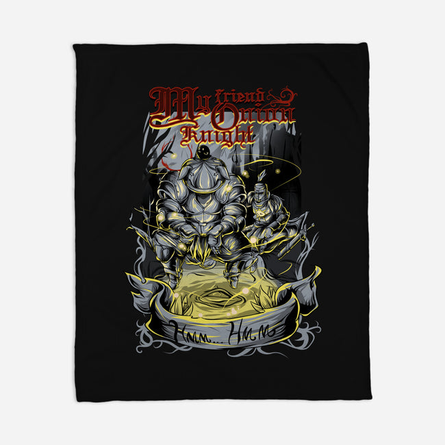 My Friend Onion Knight-none fleece blanket-Guilherme magno de oliveira