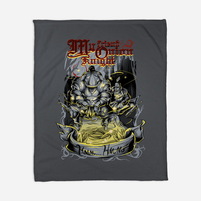 My Friend Onion Knight-none fleece blanket-Guilherme magno de oliveira