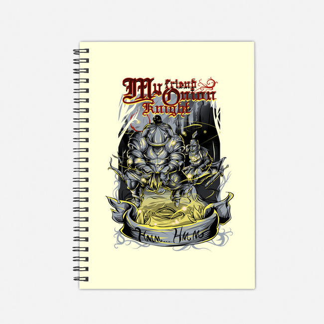 My Friend Onion Knight-none dot grid notebook-Guilherme magno de oliveira