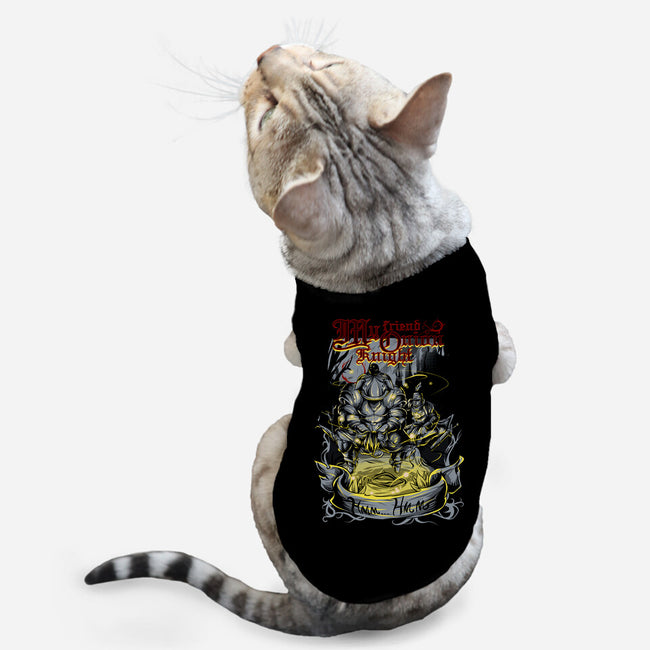 My Friend Onion Knight-cat basic pet tank-Guilherme magno de oliveira