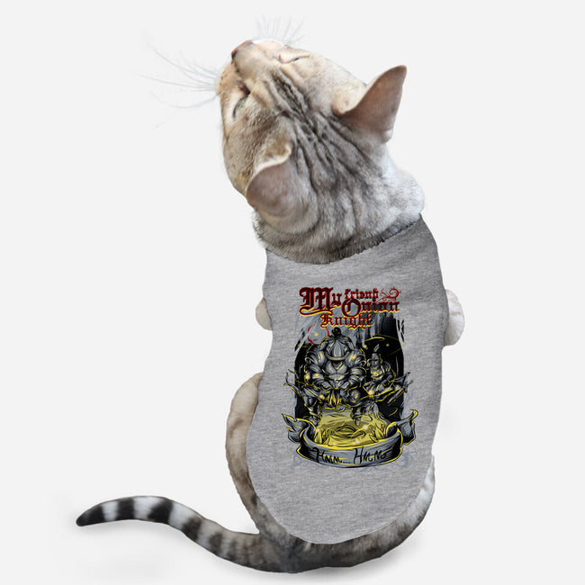 My Friend Onion Knight-cat basic pet tank-Guilherme magno de oliveira