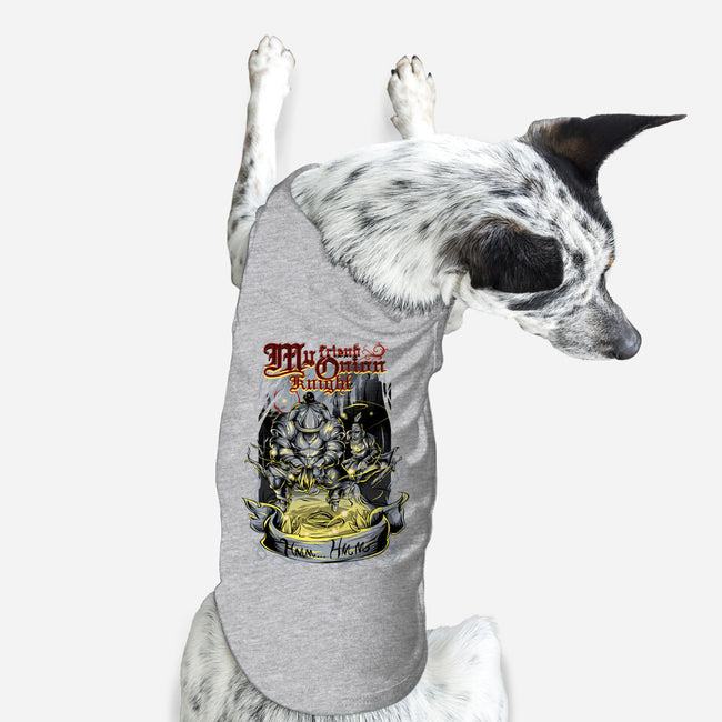 My Friend Onion Knight-dog basic pet tank-Guilherme magno de oliveira