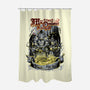 My Friend Onion Knight-none polyester shower curtain-Guilherme magno de oliveira