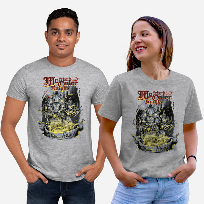 My Friend Onion Knight-unisex basic tee-Guilherme magno de oliveira