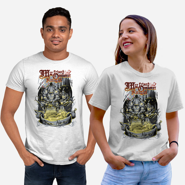 My Friend Onion Knight-unisex basic tee-Guilherme magno de oliveira