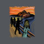 Shining Scream-none removable cover w insert throw pillow-fanfabio
