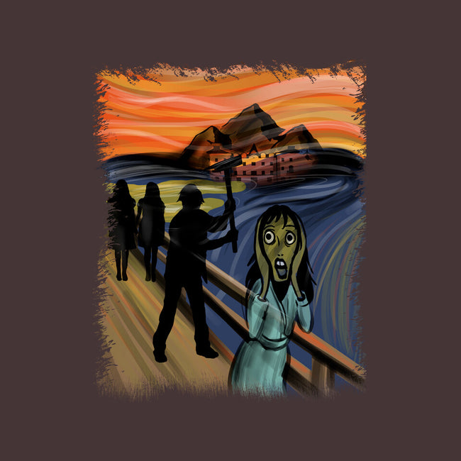 Shining Scream-none removable cover w insert throw pillow-fanfabio