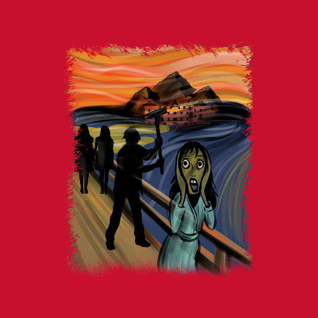 Shining Scream-none removable cover w insert throw pillow-fanfabio