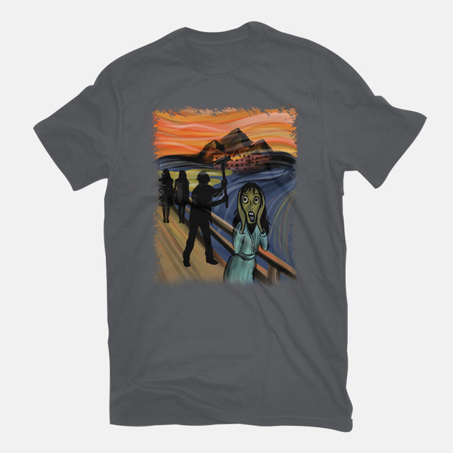 Shining Scream-womens fitted tee-fanfabio