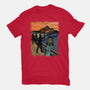 Shining Scream-womens fitted tee-fanfabio