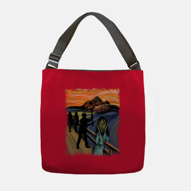 Shining Scream-none adjustable tote bag-fanfabio