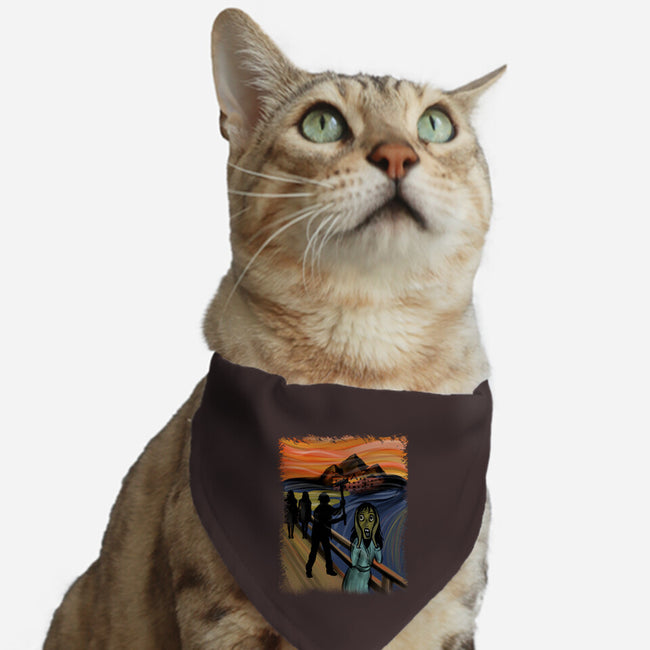 Shining Scream-cat adjustable pet collar-fanfabio