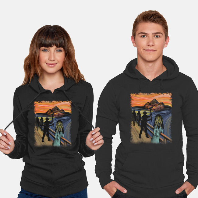 Shining Scream-unisex pullover sweatshirt-fanfabio