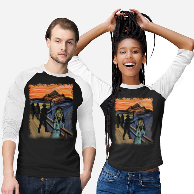 Shining Scream-unisex baseball tee-fanfabio