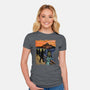 Shining Scream-womens fitted tee-fanfabio