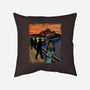 Shining Scream-none removable cover w insert throw pillow-fanfabio