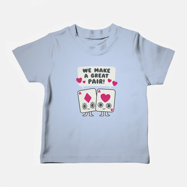 We Make A Great Pair-baby basic tee-Weird & Punderful