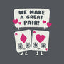 We Make A Great Pair-none stretched canvas-Weird & Punderful