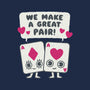 We Make A Great Pair-none removable cover throw pillow-Weird & Punderful