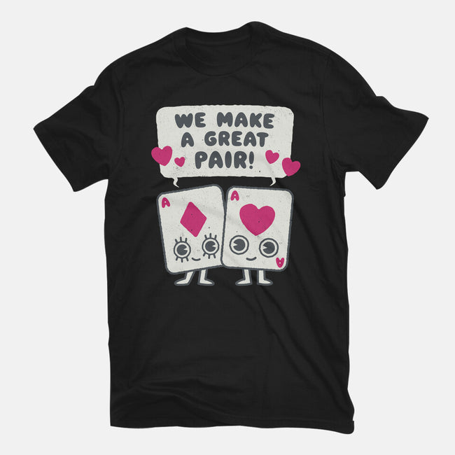 We Make A Great Pair-womens fitted tee-Weird & Punderful