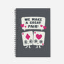 We Make A Great Pair-none dot grid notebook-Weird & Punderful