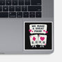 We Make A Great Pair-none glossy sticker-Weird & Punderful