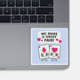 We Make A Great Pair-none glossy sticker-Weird & Punderful