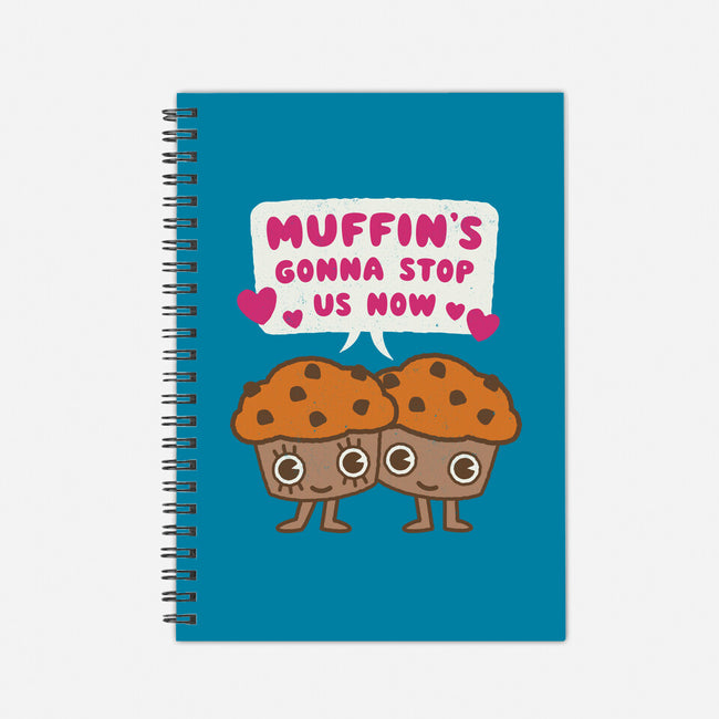 Muffin's Gonna Stop Us-none dot grid notebook-Weird & Punderful