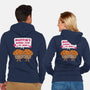 Muffin's Gonna Stop Us-unisex zip-up sweatshirt-Weird & Punderful