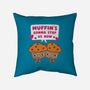 Muffin's Gonna Stop Us-none non-removable cover w insert throw pillow-Weird & Punderful