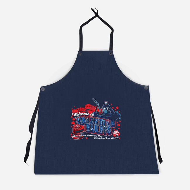 Have A Bloody Valentine-unisex kitchen apron-goodidearyan