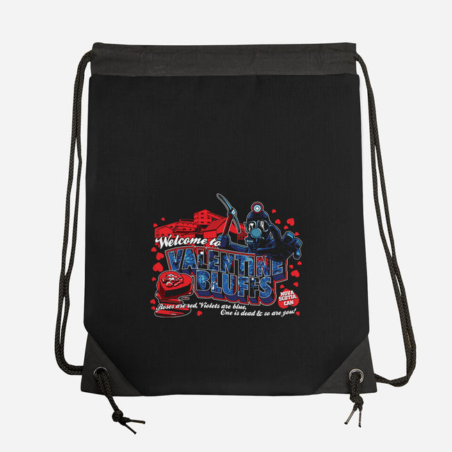 Have A Bloody Valentine-none drawstring bag-goodidearyan