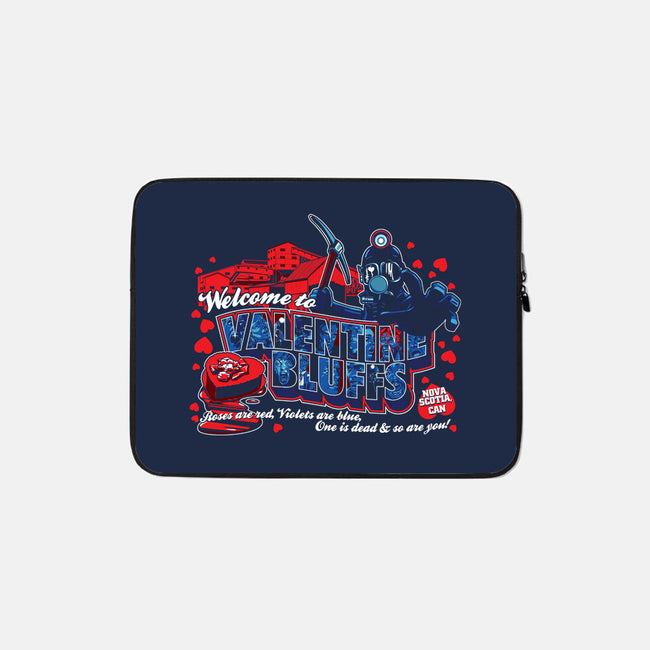 Have A Bloody Valentine-none zippered laptop sleeve-goodidearyan