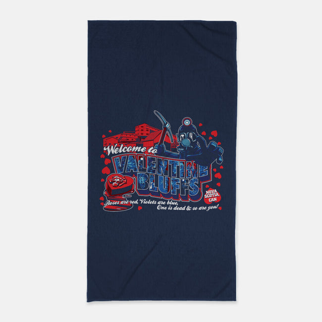 Have A Bloody Valentine-none beach towel-goodidearyan