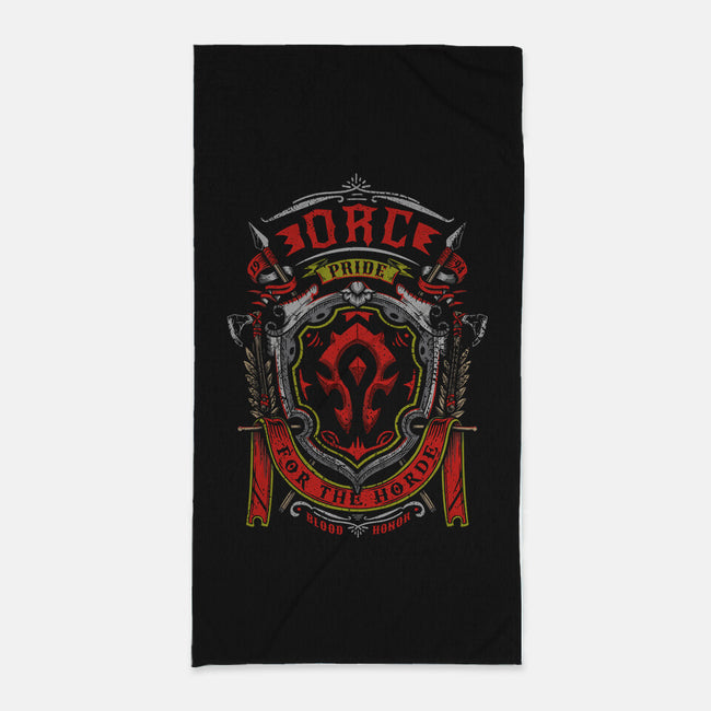 Orc Pride-none beach towel-Olipop