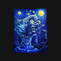 Starry Apocalypse-none removable cover w insert throw pillow-daobiwan