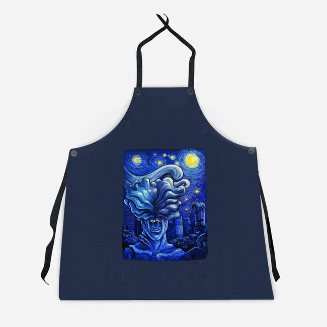 Starry Apocalypse-unisex kitchen apron-daobiwan