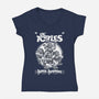 Lil Toitles Sewer Symphony-womens v-neck tee-Nemons