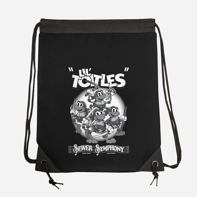 Lil Toitles Sewer Symphony-none drawstring bag-Nemons