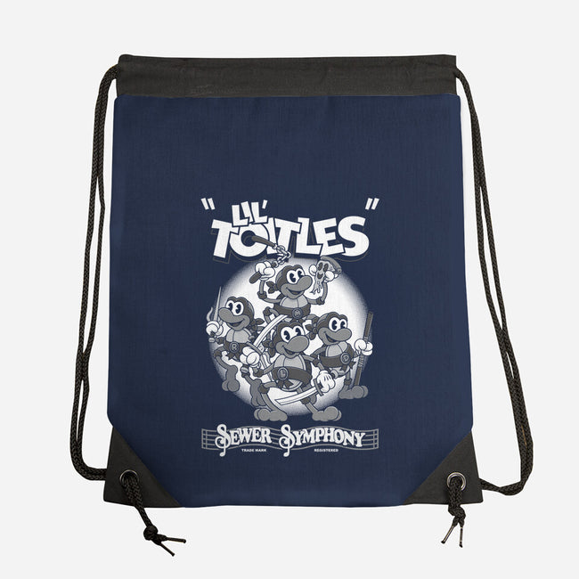 Lil Toitles Sewer Symphony-none drawstring bag-Nemons