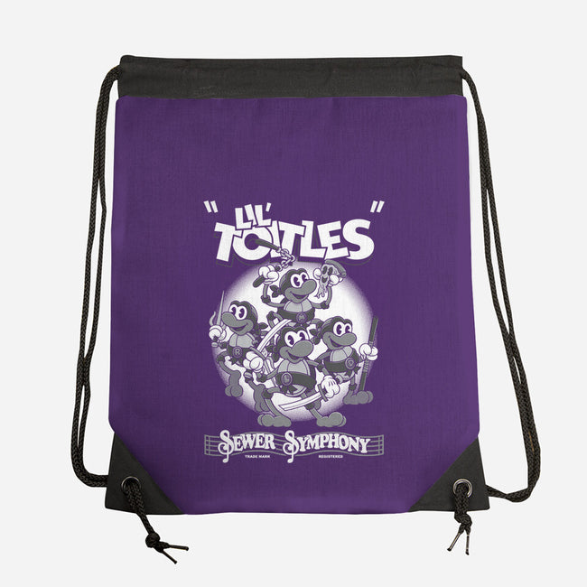 Lil Toitles Sewer Symphony-none drawstring bag-Nemons