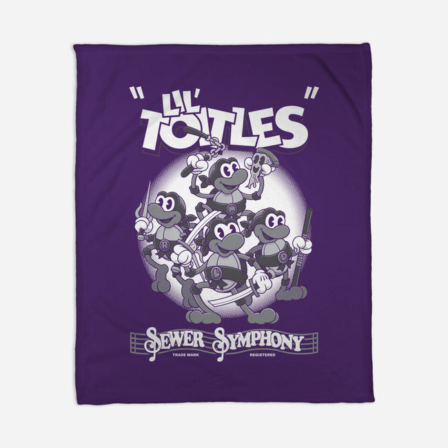 Lil Toitles Sewer Symphony-none fleece blanket-Nemons