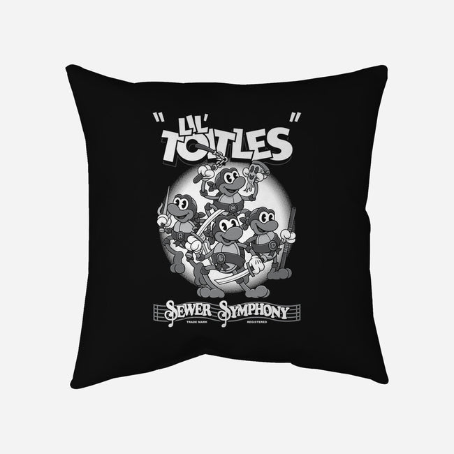 Lil Toitles Sewer Symphony-none removable cover throw pillow-Nemons