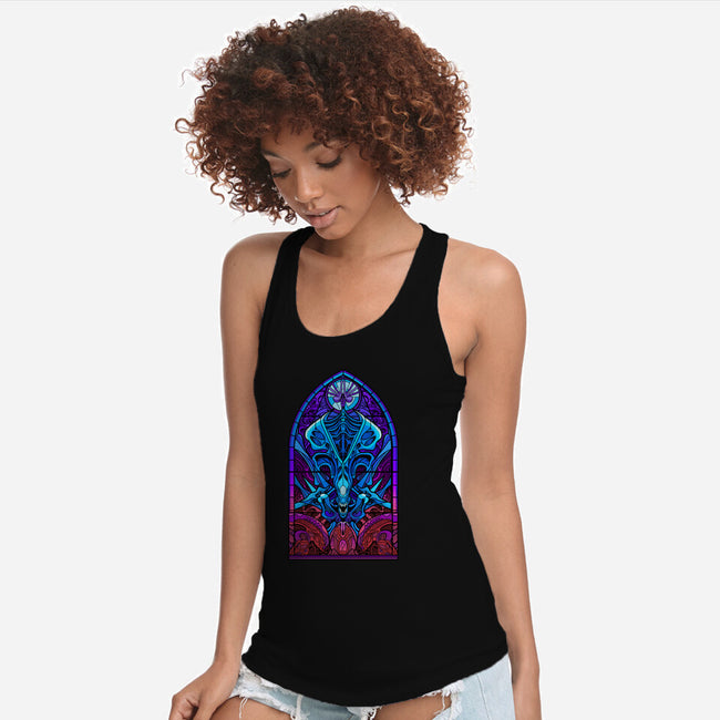 Temple Of Creation-womens racerback tank-daobiwan