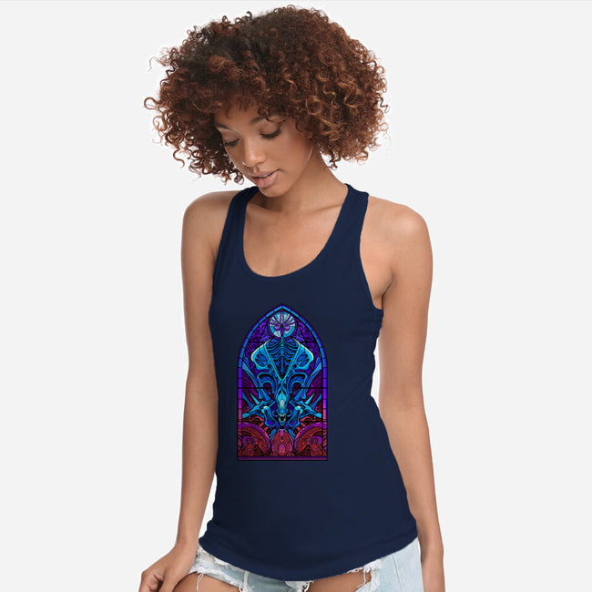 Temple Of Creation-womens racerback tank-daobiwan