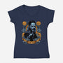 Fortes Fortuna Juvat-womens v-neck tee-Badbone Collections